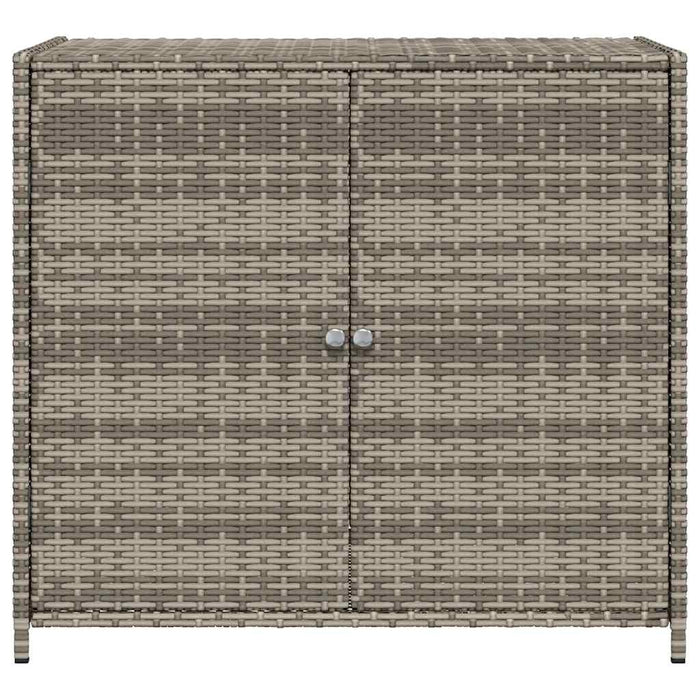 Dulap depozitare de grădină, gri, 83x45x76 cm, poliratan - WALTI WALTI