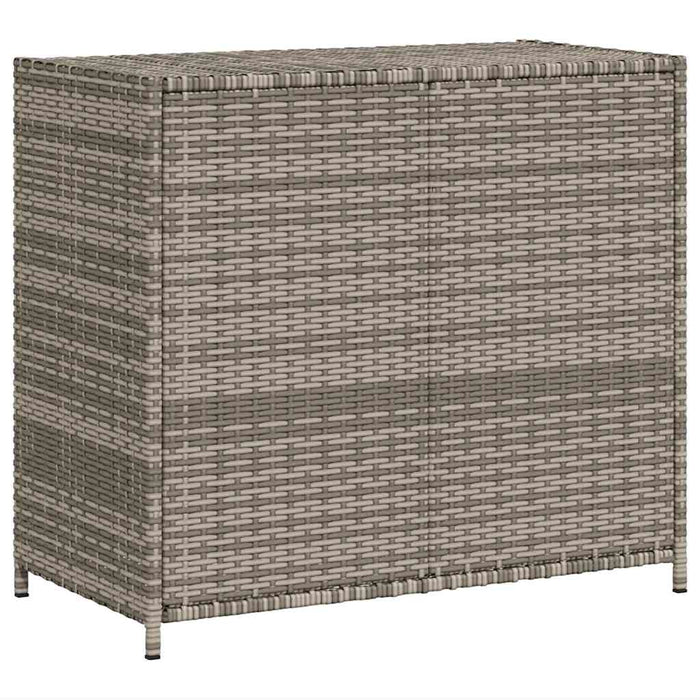 Dulap depozitare de grădină, gri, 83x45x76 cm, poliratan - WALTI WALTI