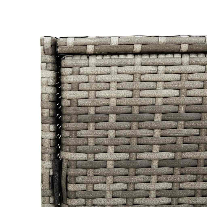 Dulap depozitare de grădină, gri, 83x45x76 cm, poliratan - WALTI WALTI