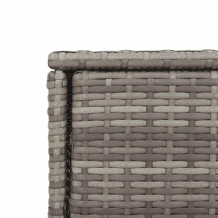 Dulap depozitare de grădină, gri, 105x55x113 cm, poliratan - WALTI WALTI