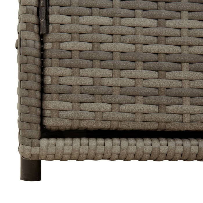 Dulap depozitare de grădină, gri, 110x55x60,5 cm, poliratan - WALTI WALTI