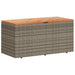 Ladă depozitare grădină gri 110x50x54 cm lemn acacia poliratan - WALTI WALTI