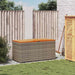 Ladă depozitare grădină gri 110x50x54 cm lemn acacia poliratan - WALTI WALTI