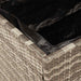 Ladă depozitare grădină gri 110x50x54 cm lemn acacia poliratan - WALTI WALTI