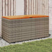 Ladă depozitare grădină gri 110x50x54 cm lemn acacia poliratan - WALTI WALTI