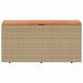 Cutie depozitare grădină bej 110x50x54 cm lemn acacia poliratan - WALTI WALTI