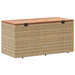 Cutie depozitare grădină bej 110x50x54 cm lemn acacia poliratan - WALTI WALTI