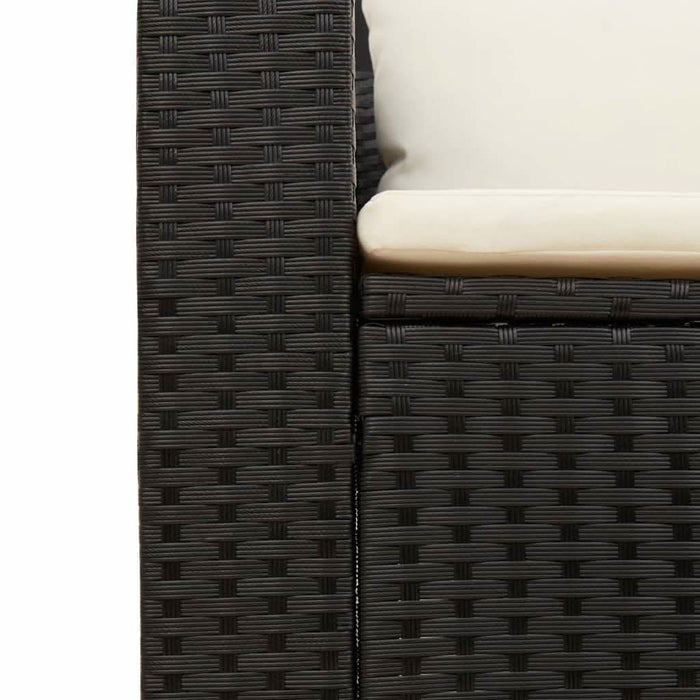 Set mobilier de grădină cu perne, 5 piese,poliratan/lemn acacia - WALTI WALTI