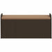 Bancă de depozitare cu pernă, maro, 115x51x52 cm, poliratan - WALTI WALTI