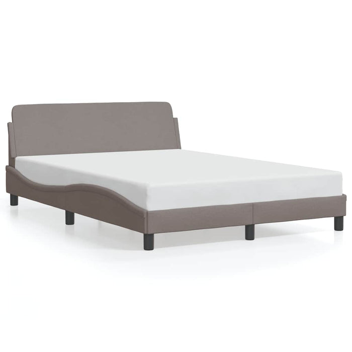Cadru de pat, Dover, gri taupe, 120x200 cm, textil WALTI