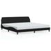 Cadru de pat, Dover, negru, 193x203 cm, piele eco - WALTI WALTI