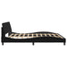 Cadru de pat, Dover, negru, 193x203 cm, piele eco - WALTI WALTI