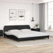 Cadru de pat, Dover, negru, 193x203 cm, piele eco - WALTI WALTI