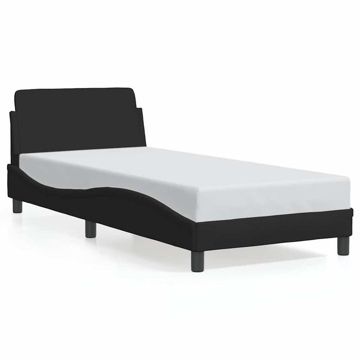 Cadru de pat Dover negru, 90x190 cm, material textil - WALTI WALTI