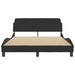 Cadru de pat Dover negru 135x190 cm catifea - WALTI WALTI