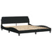 Cadru de pat Dover negru, 180x200 cm, material textil - WALTI WALTI