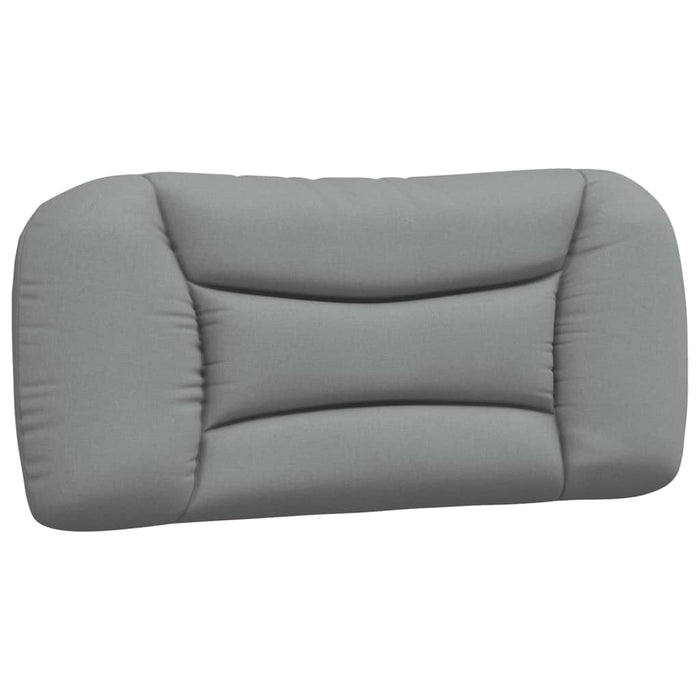 Pernă tăblie de pat, Hvar, gri deschis, 80 cm, material textil WALTI