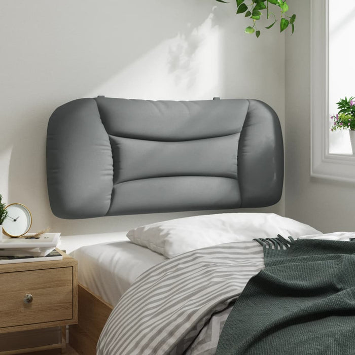 Pernă tăblie de pat, Hvar, gri deschis, 80 cm, material textil WALTI
