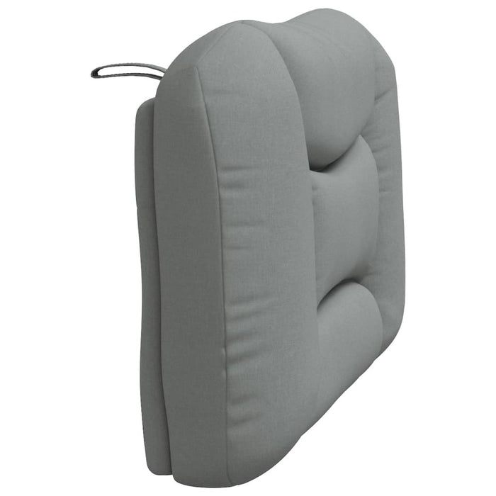Pernă tăblie de pat, Hvar, gri deschis, 80 cm, material textil WALTI