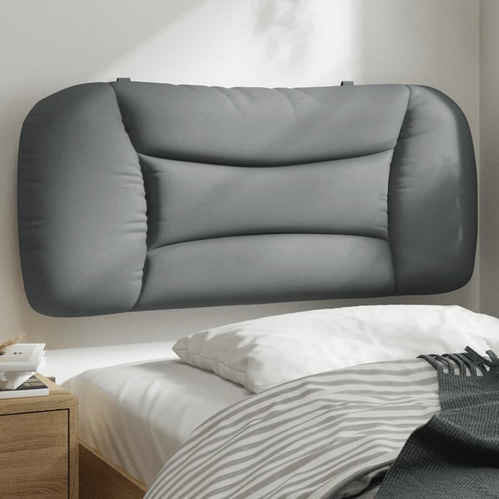 Pernă tăblie de pat, Hvar, gri deschis, 80 cm, material textil WALTI