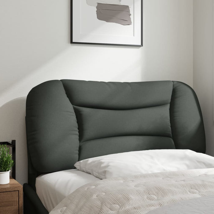 Pernă pentru tăblie de pat, Hvar, gri închis, 80 cm, material textil WALTI