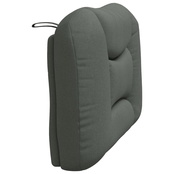 Pernă pentru tăblie de pat, Hvar, gri închis, 80 cm, material textil WALTI