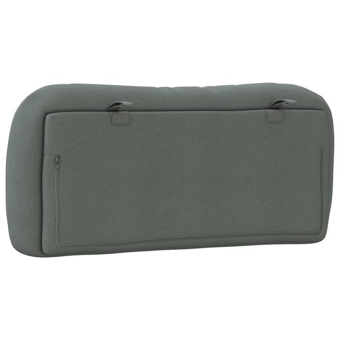 Pernă pentru tăblie de pat, Hvar, gri închis, 80 cm, material textil WALTI