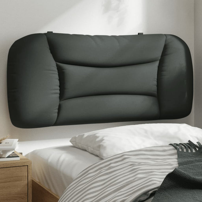 Pernă pentru tăblie de pat, Hvar, gri închis, 80 cm, material textil WALTI