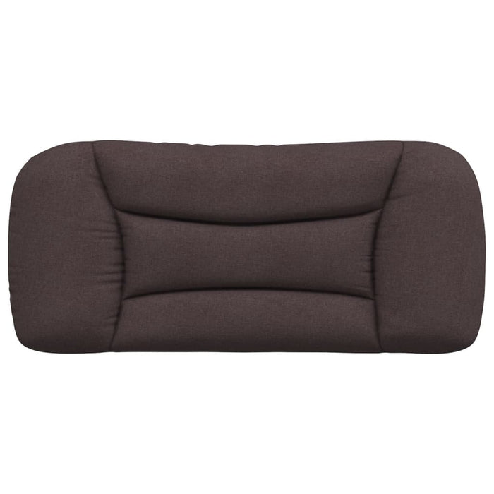 Pernă pentru tăblie de pat Hvar maro închis, 80 cm, material textil WALTI