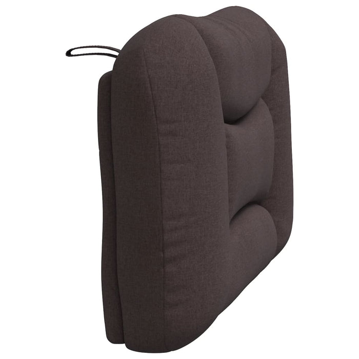 Pernă pentru tăblie de pat Hvar maro închis, 80 cm, material textil WALTI
