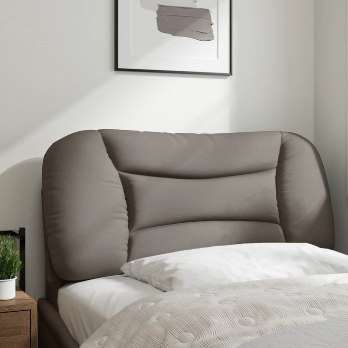 Pernă pentru tăblie de pat, Hvar, gri taupe, 80 cm, material textil WALTI
