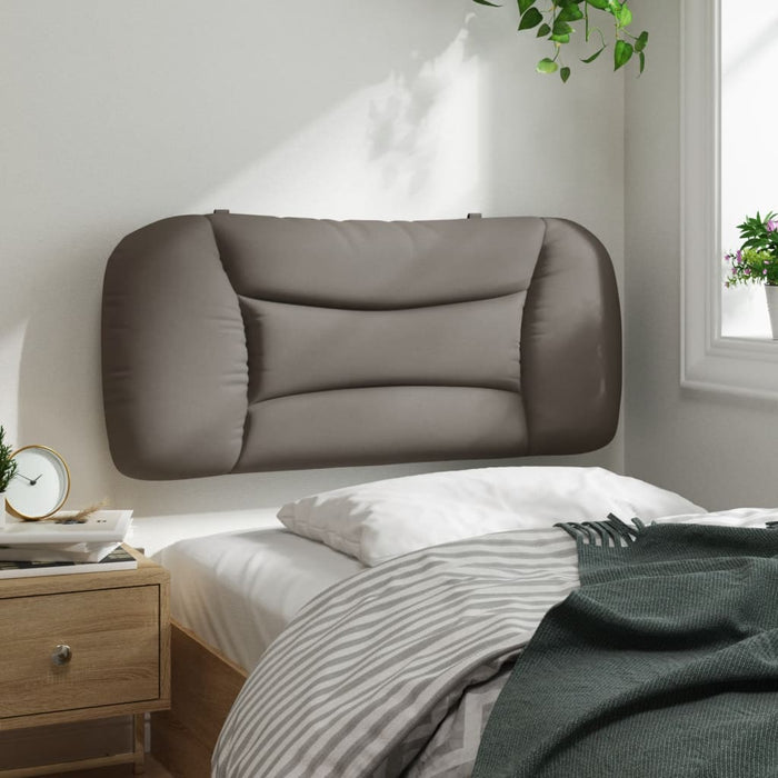 Pernă pentru tăblie de pat, Hvar, gri taupe, 80 cm, material textil WALTI