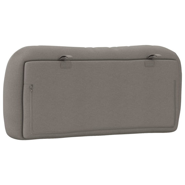 Pernă pentru tăblie de pat, Hvar, gri taupe, 80 cm, material textil WALTI