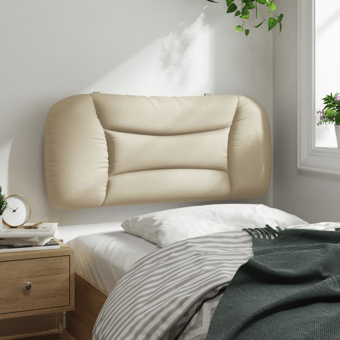 Pernă pentru tăblie de pat, Hvar, crem, 80 cm, material textil WALTI