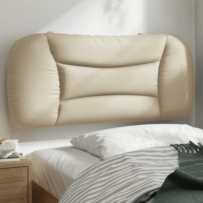 Pernă pentru tăblie de pat, Hvar, crem, 80 cm, material textil WALTI