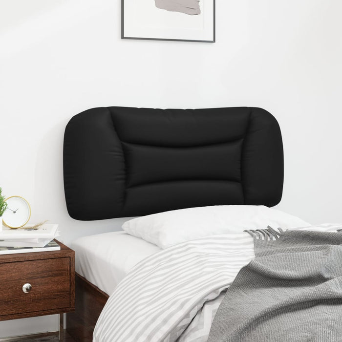 Pernă pentru tăblie pat, Hvar, negru, 80 cm, piele artificială WALTI