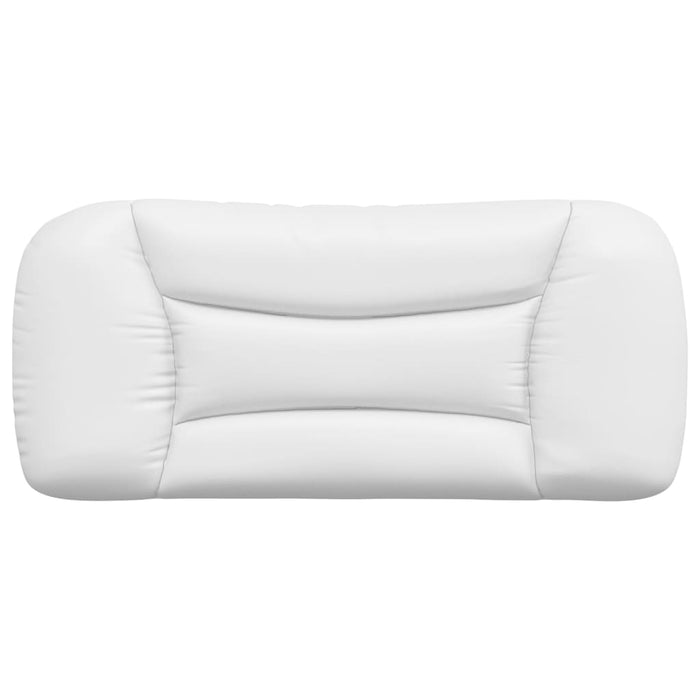 Pernă pentru tăblie pat, Hvar, alb, 80 cm, piele artificială WALTI