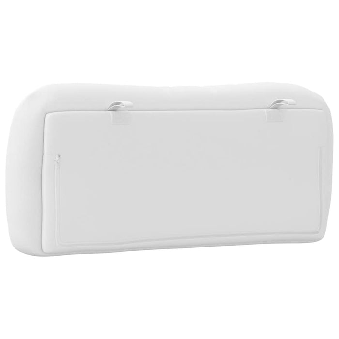 Pernă pentru tăblie pat, Hvar, alb, 80 cm, piele artificială WALTI