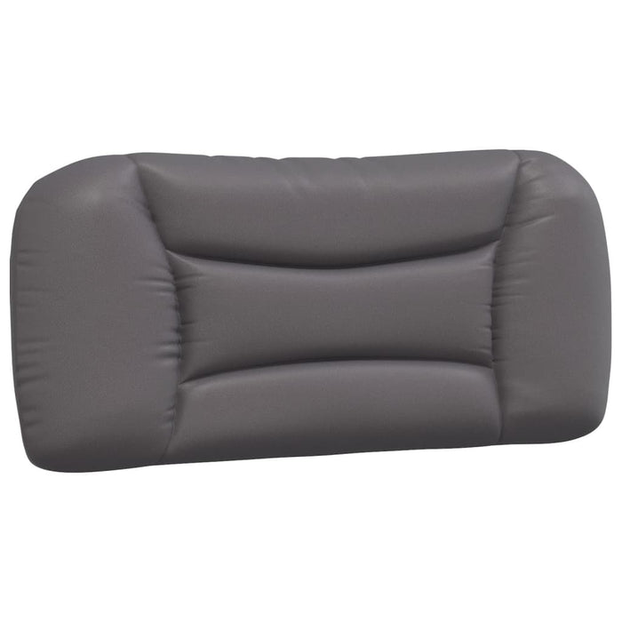 Pernă pentru tăblie pat, Hvar, gri, 80 cm, piele artificială WALTI