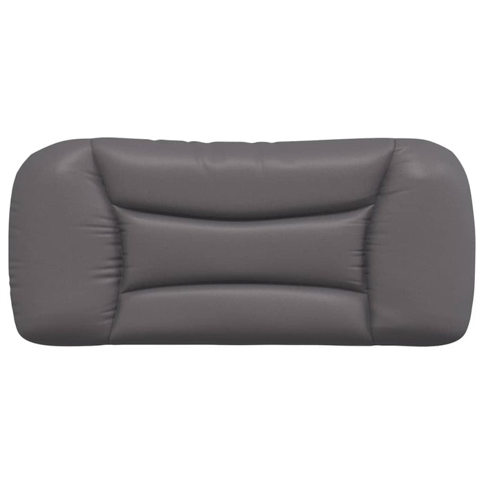 Pernă pentru tăblie pat, Hvar, gri, 80 cm, piele artificială WALTI