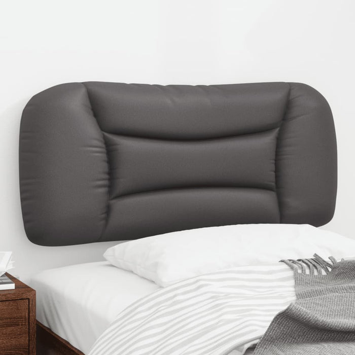 Pernă pentru tăblie pat, Hvar, gri, 80 cm, piele artificială WALTI