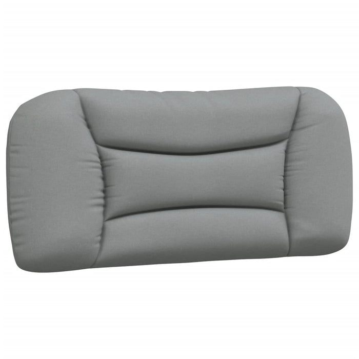 Pernă tăblie de pat, Hvar, gri deschis, 90 cm, material textil WALTI