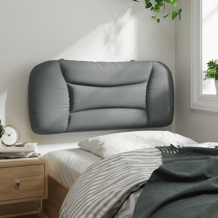 Pernă tăblie de pat, Hvar, gri deschis, 90 cm, material textil WALTI