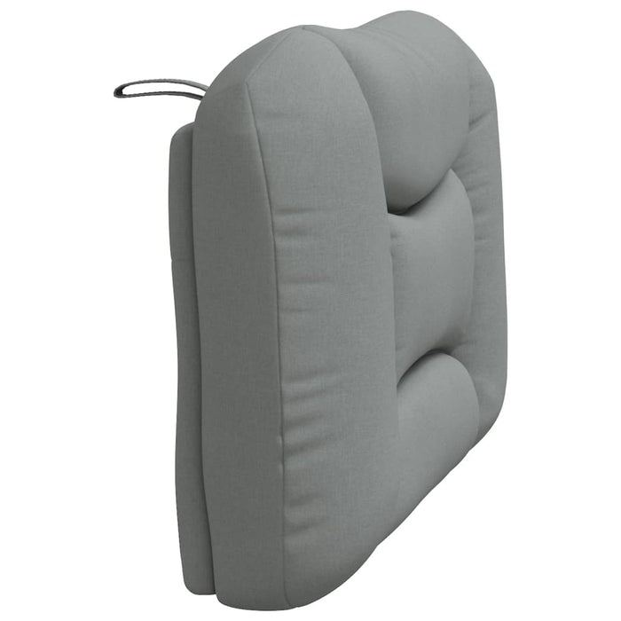 Pernă tăblie de pat, Hvar, gri deschis, 90 cm, material textil WALTI