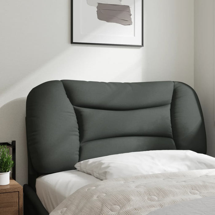 Pernă pentru tăblie de pat, Hvar, gri închis, 90 cm, material textil WALTI
