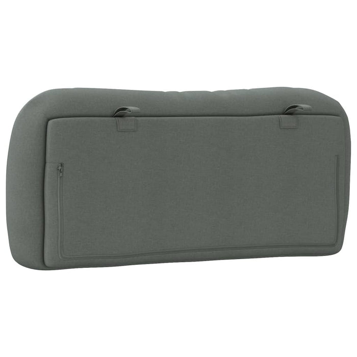 Pernă pentru tăblie de pat, Hvar, gri închis, 90 cm, material textil WALTI