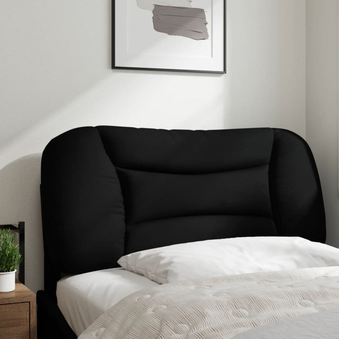 Pernă pentru tăblie de pat, Hvar, negru, 90 cm, material textil WALTI