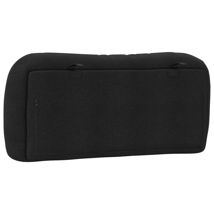 Pernă pentru tăblie de pat, Hvar, negru, 90 cm, material textil WALTI