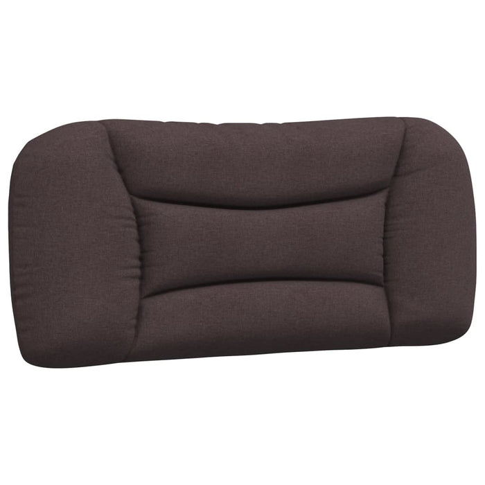 Pernă pentru tăblie de pat Hvar maro închis, 90 cm, material textil WALTI