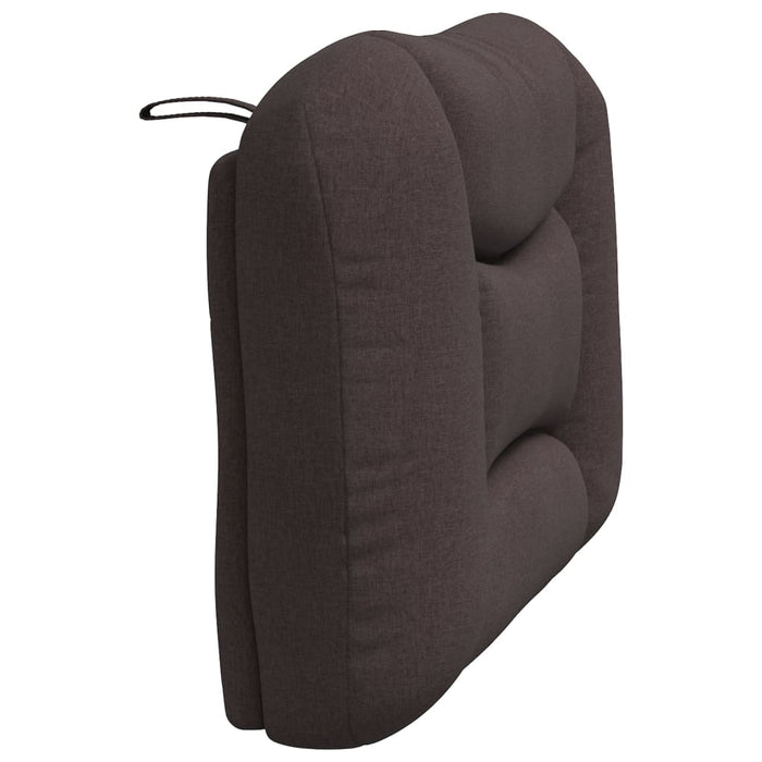 Pernă pentru tăblie de pat Hvar maro închis, 90 cm, material textil WALTI